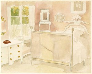 Interiör från Haikko Villa av Albert Edelfelt