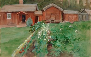 Karlssons stuga av Albert Edelfelt