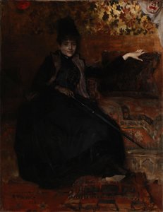 Lady in Black, Den svarta Thérèse av Albert Edelfelt