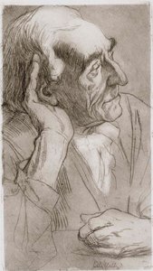 Man som lyssnar av Albert Edelfelt