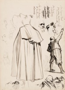 Manliga figurer, ansikten