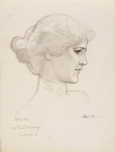 Flore Deschamps av Albert Edelfelt
