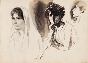 Kvinnliga figurer av Albert Edelfelt
