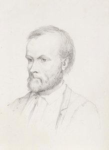 Porträtt av Aleksis Kivi av Albert Edelfelt