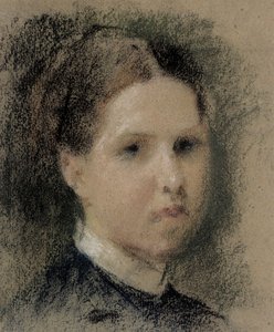 Porträtt av Annie Edelfelt av Albert Edelfelt