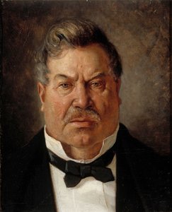 Porträtt av August Streng av Albert Edelfelt