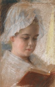 Porträtt av Berta Edelfelt, studie av Albert Edelfelt