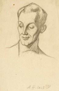 Porträtt av Bruno Aspelin av Albert Edelfelt