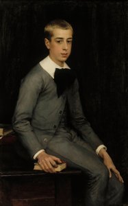 Porträtt av löjtnant Alexandre Weissgerber de Stragéwicz som barn av Albert Edelfelt