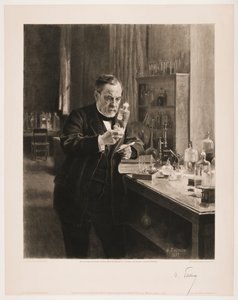 Porträtt av Louis Pasteur av Albert Edelfelt
