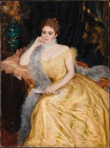Porträtt av fru Alice von Haartman av Albert Edelfelt