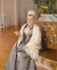 Porträtt av fru Anna Sinebrychoff av Albert Edelfelt