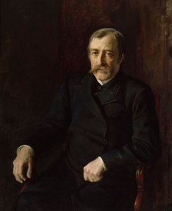 Porträtt av professor Carl Gustaf Estlander av Albert Edelfelt