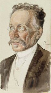 Porträtt av professor J. W. Runeberg av Albert Edelfelt