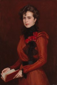 Porträtt av Signe Kolster av Albert Edelfelt