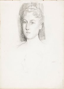 Porträtt av en kvinna av Albert Edelfelt