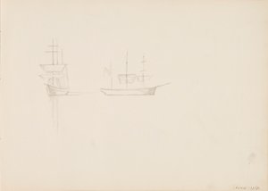 Segelbåtar av Albert Edelfelt