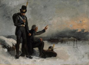 Scen från finska kriget av Albert Edelfelt