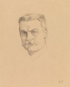 Självporträtt av Albert Edelfelt