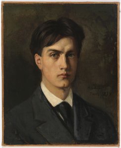 Självporträtt av Albert Edelfelt