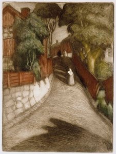Gata i Borgå av Albert Edelfelt