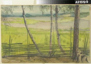 Sommarlandskap av Albert Edelfelt