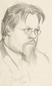 Konstnären Elias Muukka av Albert Edelfelt