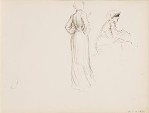 Personalens utkast av Albert Edelfelt