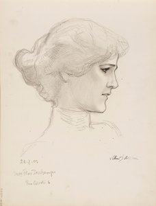 Flore Deschamps av Albert Edelfelt