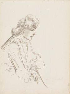 Sittande kvinna av Albert Edelfelt