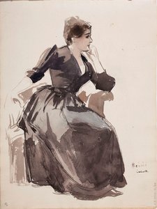 Utan titel av Albert Edelfelt