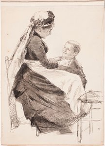 Utan titel av Albert Edelfelt