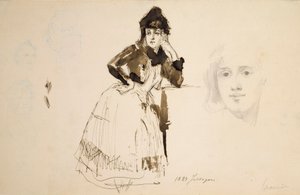 Utan titel av Albert Edelfelt