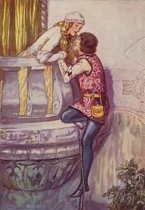Shakespeare: Romeo och Julia (färg litho)