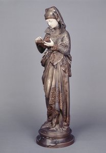 The Reader (elfenben och bronsskulptur)