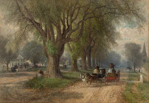 Söndag i New England, ca. 1876.
