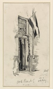 Även Party (titel på objekt) av Albert Funke Küpper (signed by artist)