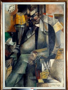 Porträtt av Eugene Figuiere, fransk redaktör av Albert Gleizes