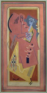 Kvinna och barn; Målning av Albert Gleizes (1881-1953), olja på duk