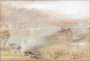 Clifton, Bristol (akvarell) av Albert Goodwin
