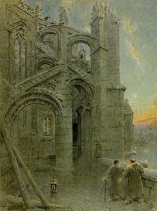 Flygande strävpelare av Albert Goodwin