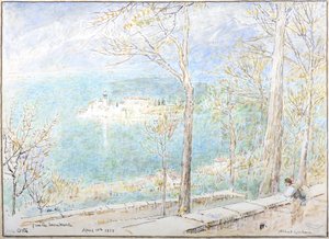 Ortasjön från Sacremonte av Albert Goodwin