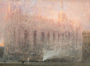 Milanos katedral av Albert Goodwin