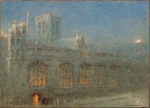 Klockstapelns kyrka, York (akvarell) av Albert Goodwin