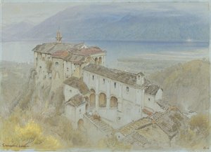Klostret, Locarno av Albert Goodwin
