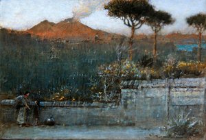 Vesuvius av Albert Goodwin