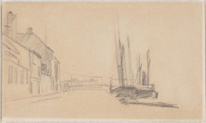 Helsingörs hamn av Albert Gottschalk