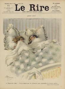 Illustration för Le Rire av Albert Guillaume
