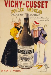 Vichy-Cusset - Källa Andreau , ca. 1895. av Albert Guillaume