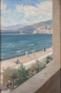 Från mitt fönster i Cannes, 1891 av Albert Gustaf Aristides Edelfelt